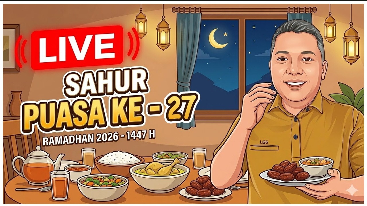 Live Sahur Puasa Ke - 27 Ramadhan 2026 (1447 H)