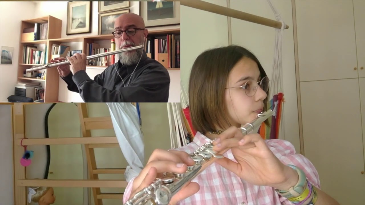 Saggio 2020 della classe di flauto traverso (Prof. Carlo Carli)