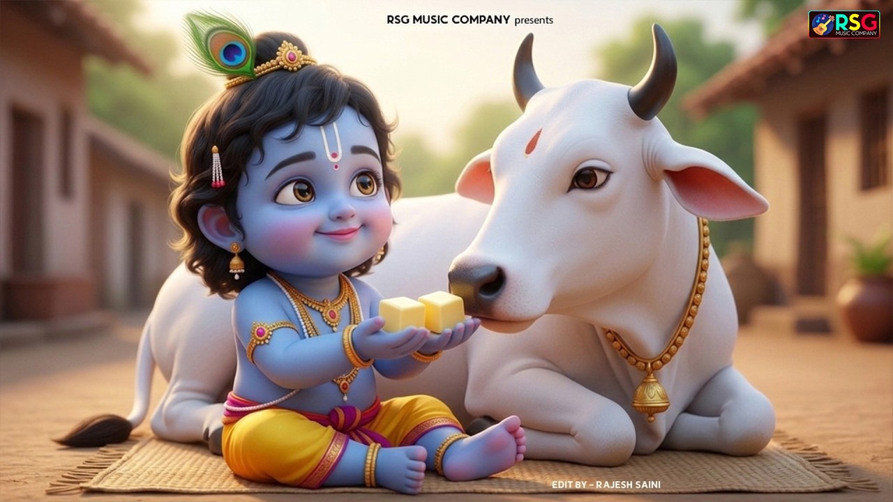 छोटी छोटी गैया छोटे छोटे ग्वाल। Choti Choti Gaiya Chote Chote Gwal। #kanha #krishna #krishnabhajan