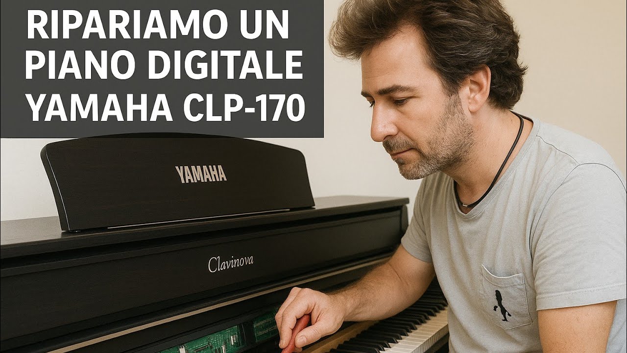 Riparazione piano digitale Yamaha Clavinova CLP-170