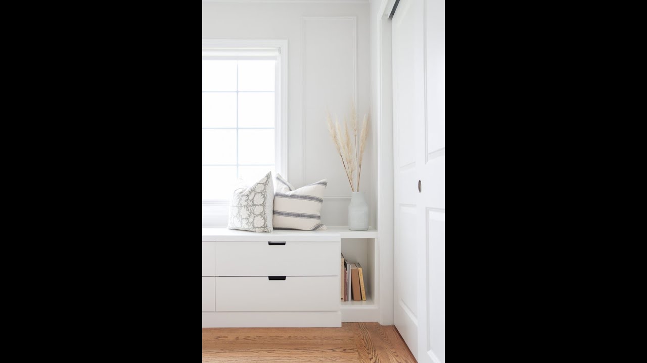 How to build a window seat 