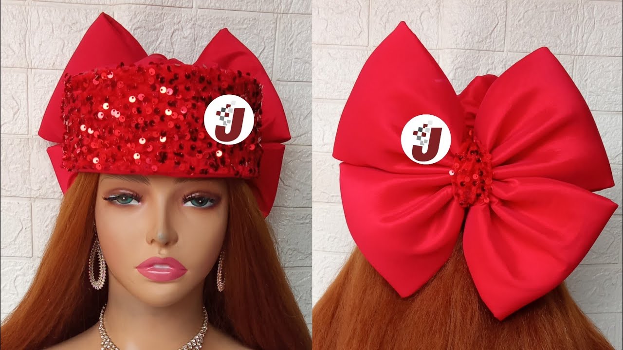 Sequins Zara Cap with Bow Design