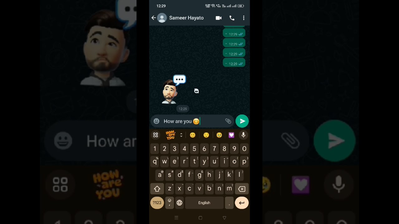 How to Make Sticker From Text In WhatsApp | Text to Sticker | #whatsapp | #shorts