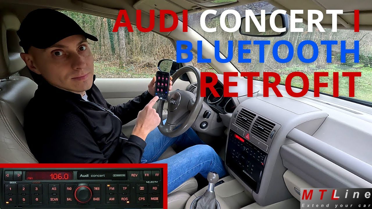 Audi Concert I bluetooth retrofit (BlueMusic) – EP49 – project youngtimer Audi A2
