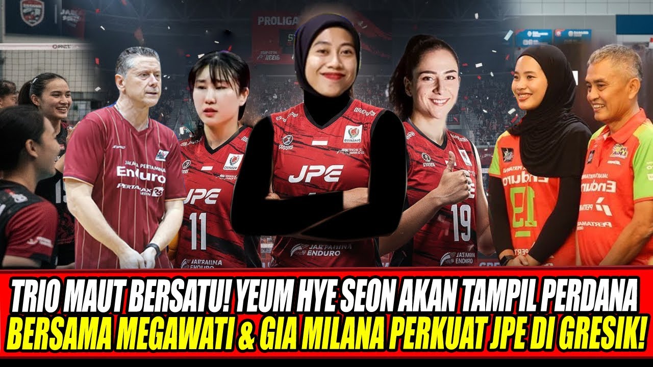 TRIO MAUT BERSATU🔥YEUM HYE SEON AKAN TAMPIL PERDANA DGN MEGAWATI & GIA MILANA PERKUAT JPE DI GRESIK!