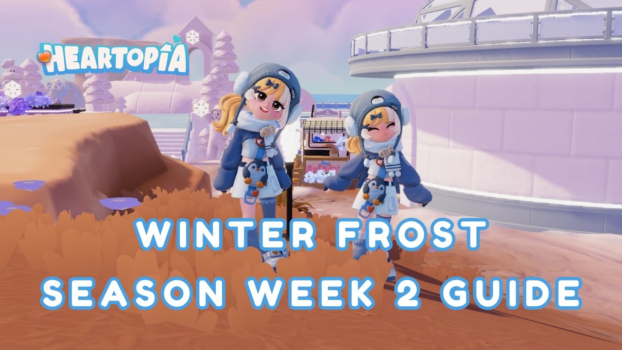 INSANE NEW WINTER ITEMS?! ❄️ - How to Complete Heartopia Winter Frost Season Week 2 Tutorial