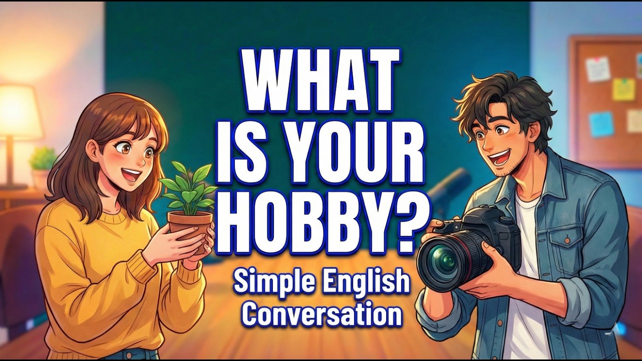 What is Your Hobby? 📸🌱 | Easy English Conversation Practice | VocalVibe English