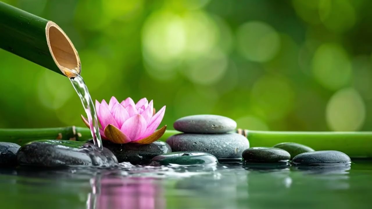 Celestial Serenity: 2-Hour Spa Music Journey to Inner Peace #สปา #relaxing #เสียงน้ำไหล#nature