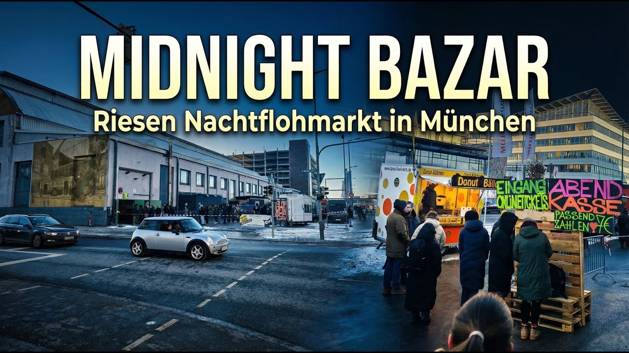Riesen Nachtflohmarkt München 2026 🇩🇪 | Vintage, Technik & echte Atmosphäre #altetechnik #schätze