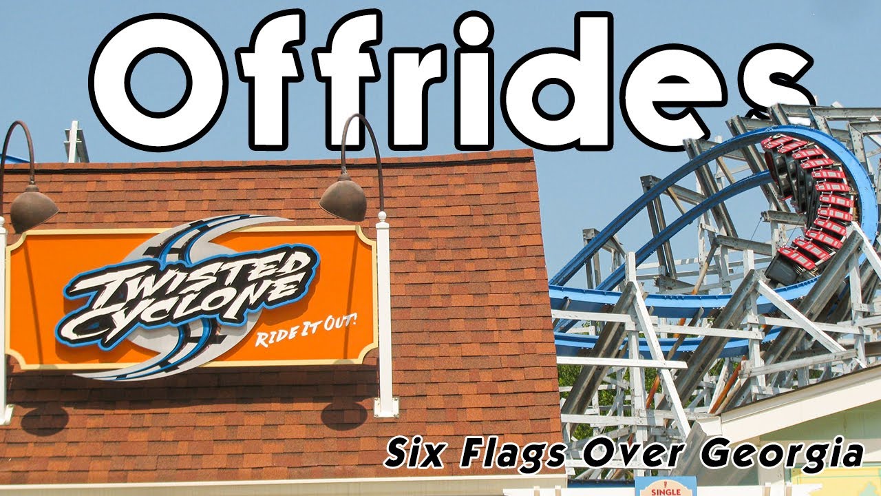 (4K) Twisted Cyclone Offrides-Six Flags Over Georgia (2025)