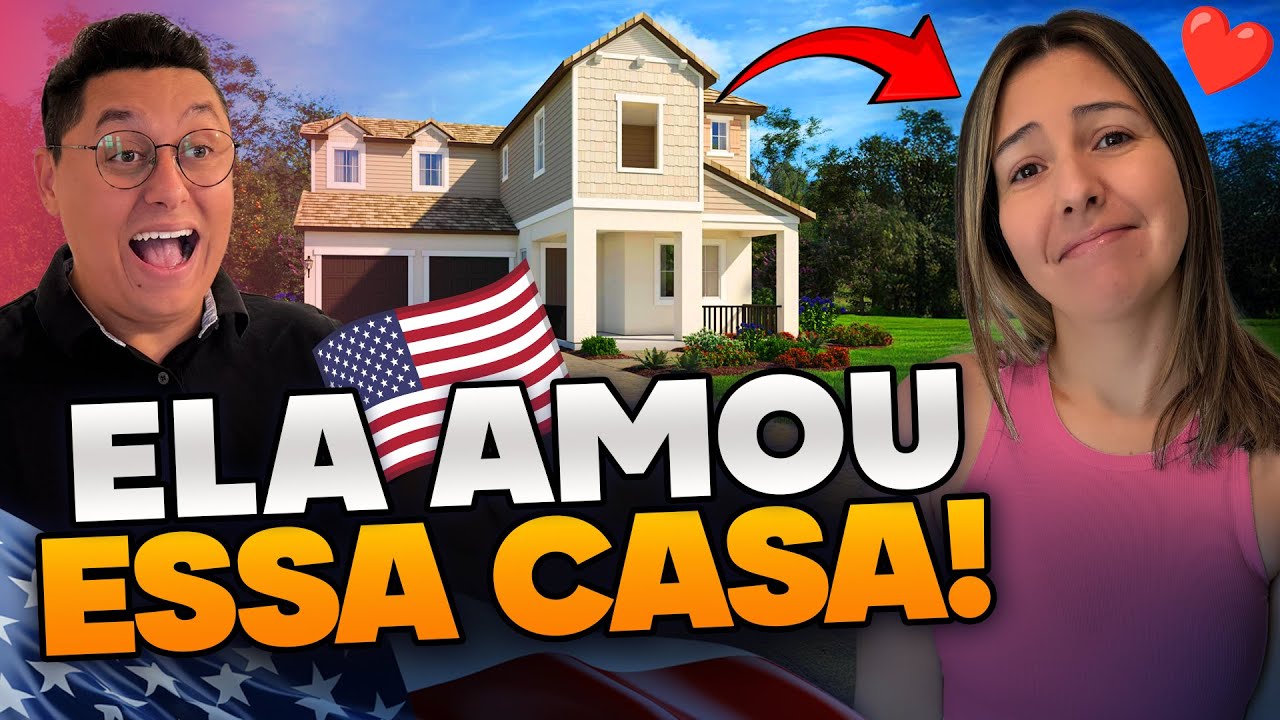 VAMOS MORAR  NESSA CASA DE 4 QUARTOS? 🇺🇸
