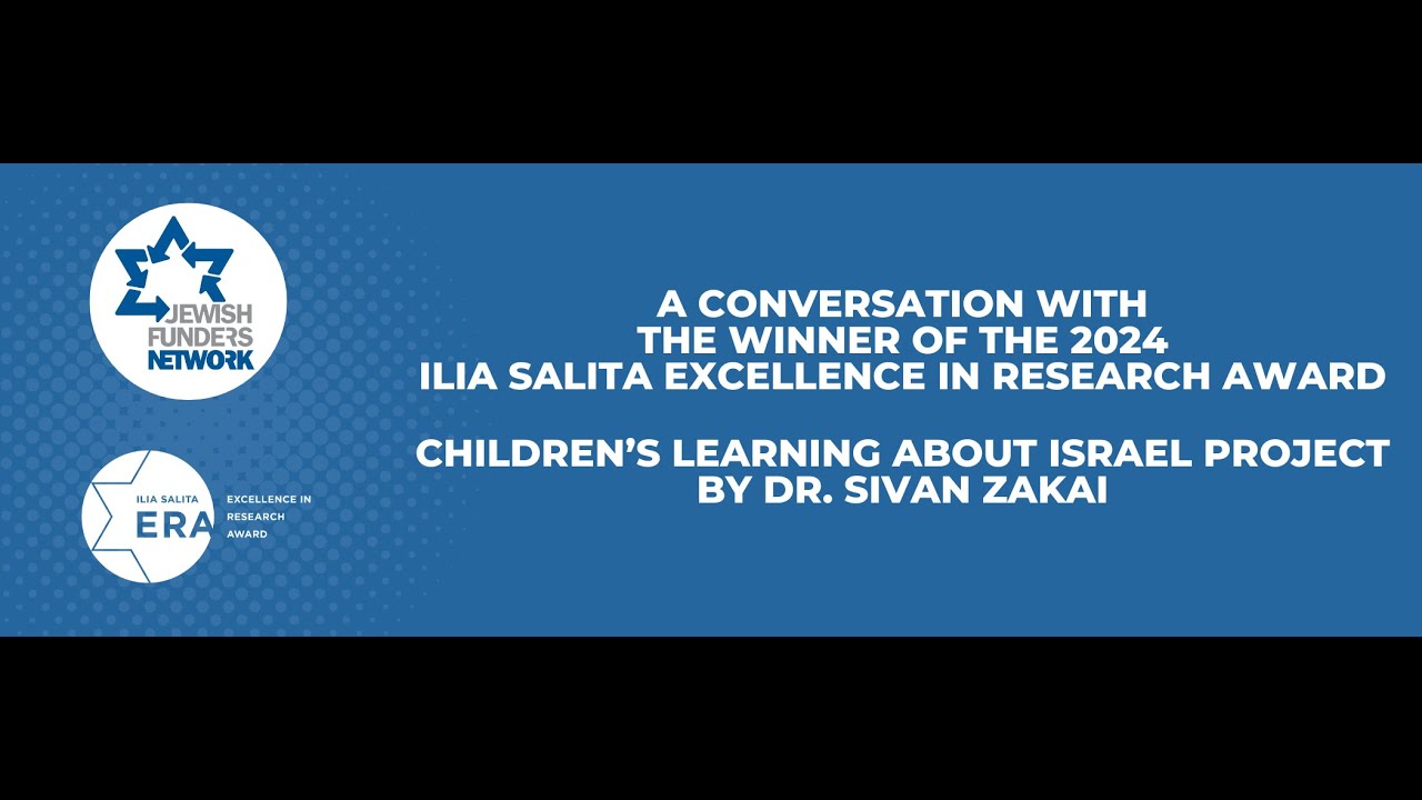 A Conversation with the winner of the 2024 Ilia Salita Excellence in Research Award