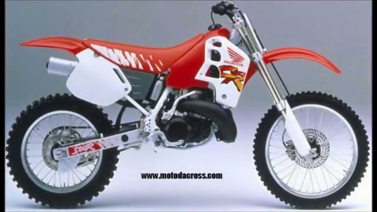 Evolution of Honda cr-500 from 1981 to 2001.