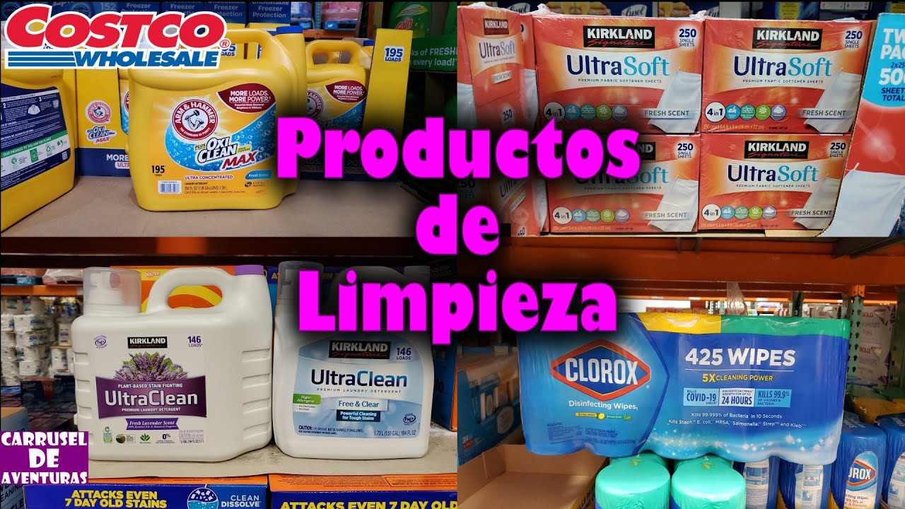 TOUR Costco PRODUCTOS de LIMPIEZA con precios. ESPAÑOLA viviendo en Los Angeles, CA.