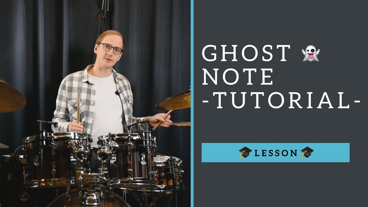 Schlagzeug lernen - Ghost Notes Tutorial