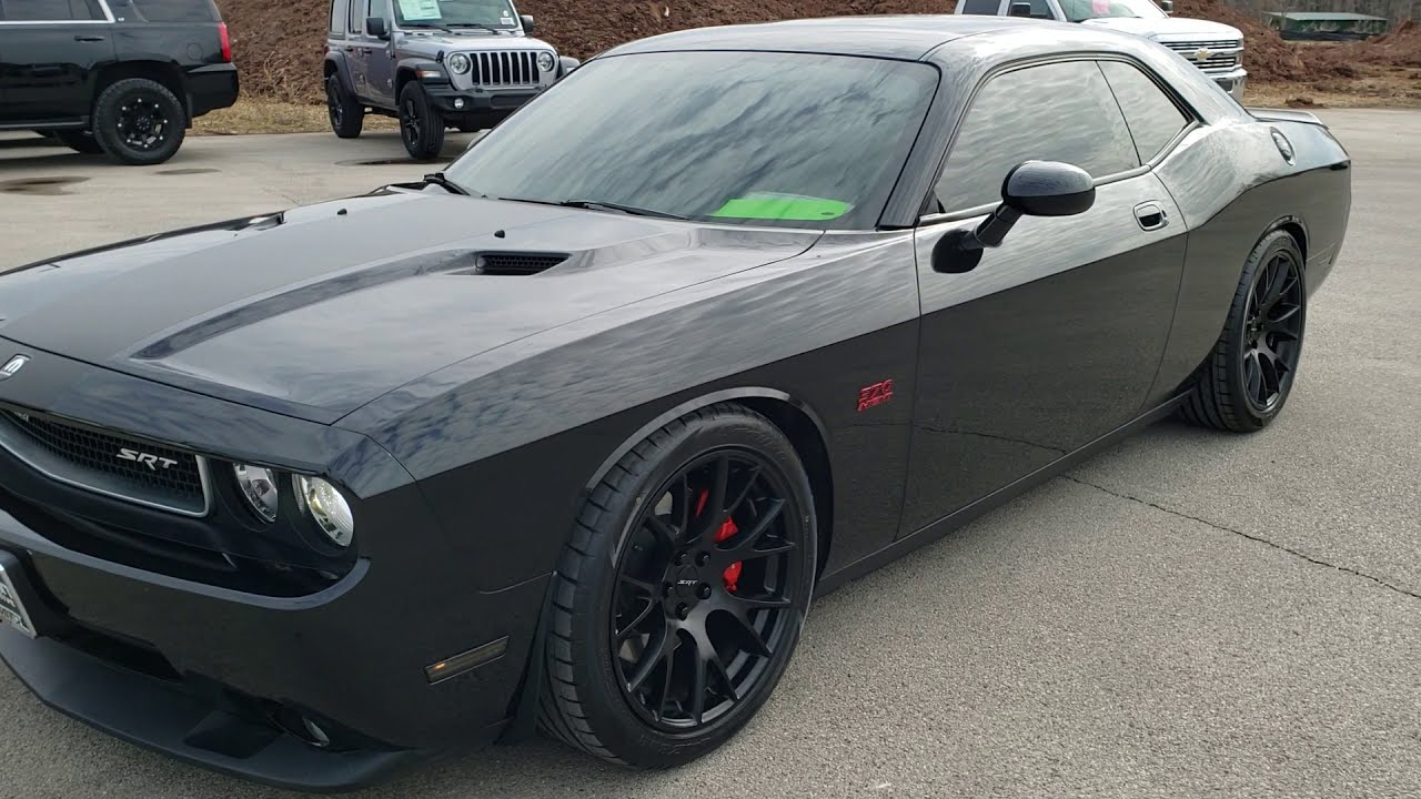 2009 DODGE CHALLENGER SRT8 BRILLIANT BLACK WALK AROUND REVIEW 10613 SOLD! www.SUMMITAUTO.com