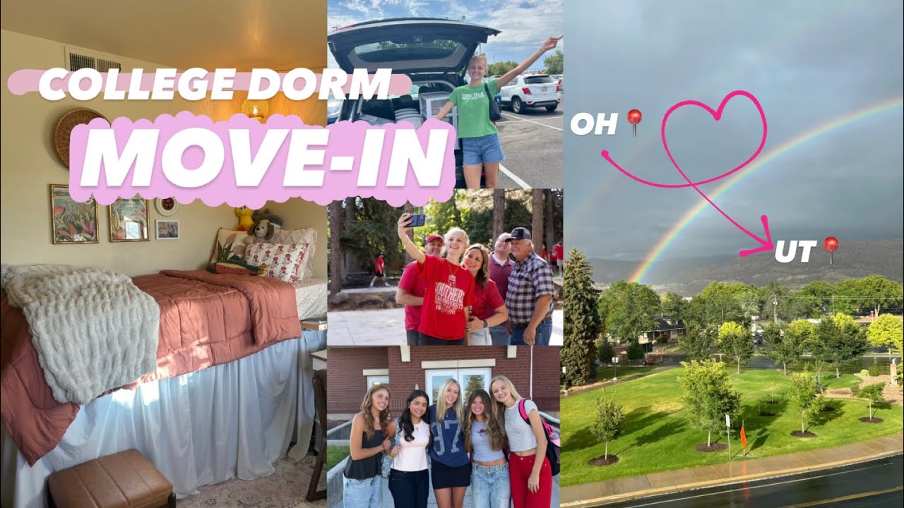 College Dorm Move-In Vlog / Freshman Year at SUU