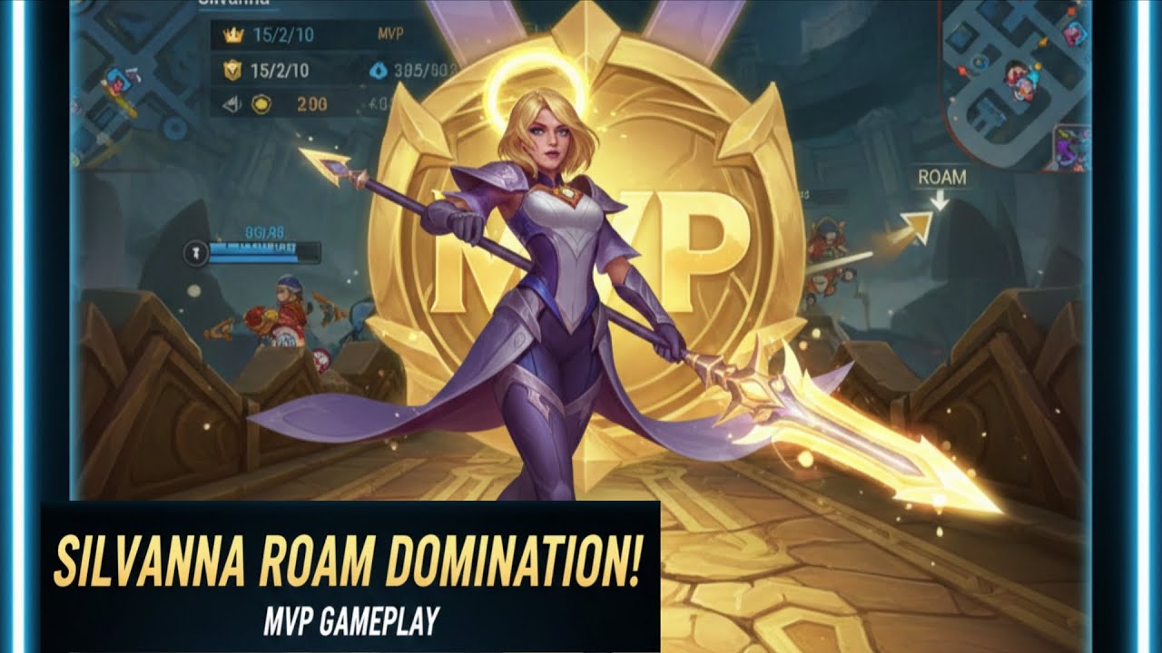 [MLBB] Silvanna Roam Lane Gameplay ⚔️🔥 | MVP of the Match | Solo Ranked