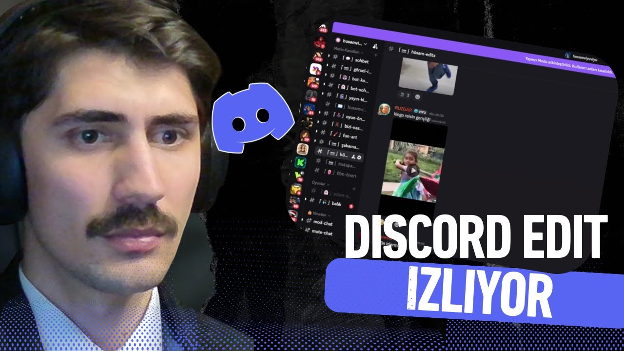 Husam Discord'ta Kendisine Yapılan Editleri İzliyor #1
