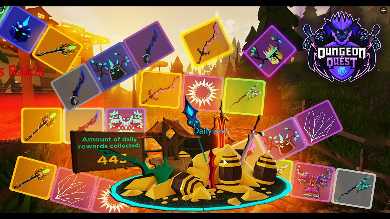 Best of Daily Rewards | Lucky Drops | Enchanted Forest Dungeon Quest Roblox