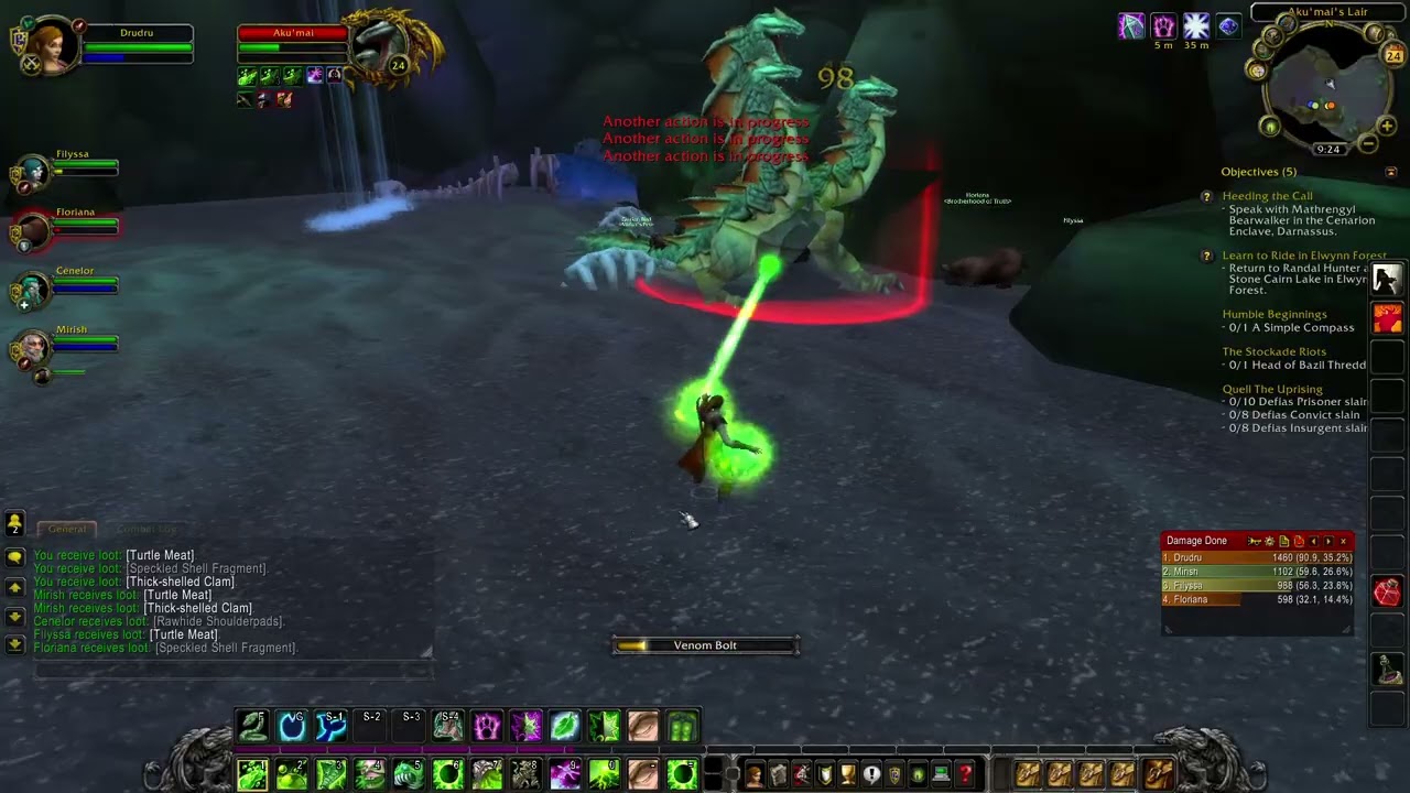 Venomancer Serpent Form - WoW Azerothcore - BFD Final Boss.