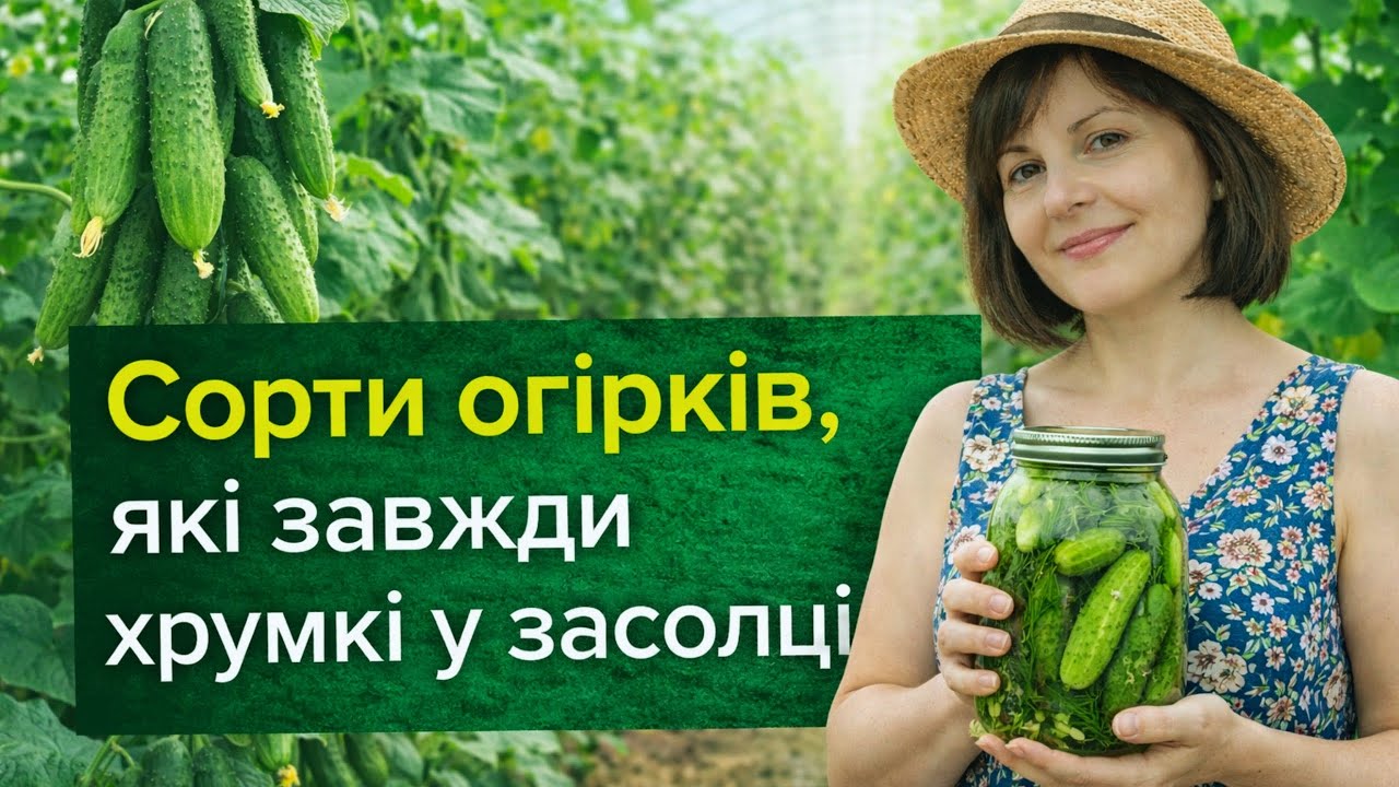 ЯКІ ГІБРИДИ ОГІРКІВ НАЙКРАЩЕ ПІДХОДЯТЬ ДЛЯ ЗАСОЛЮВАННЯ