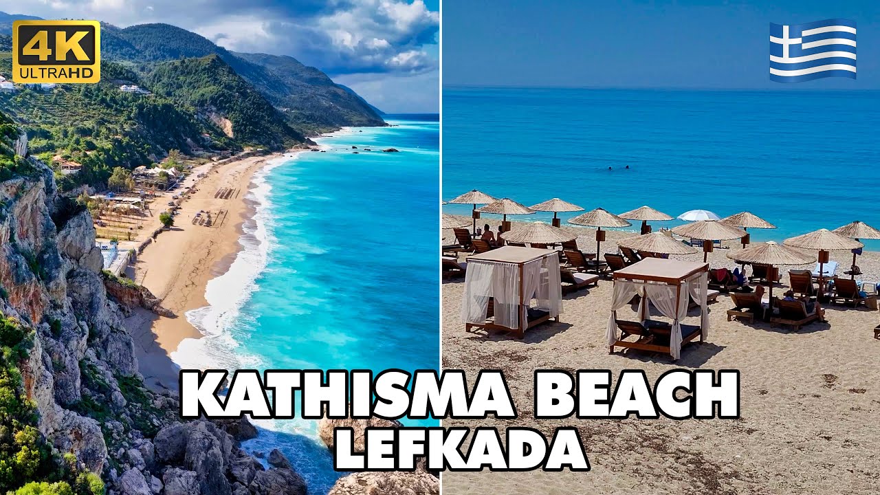 KATHISMA BEACH Lefkada Island - Greece 🇬🇷 | Azure Blue Paradise 🏖️ | Joyoftraveler