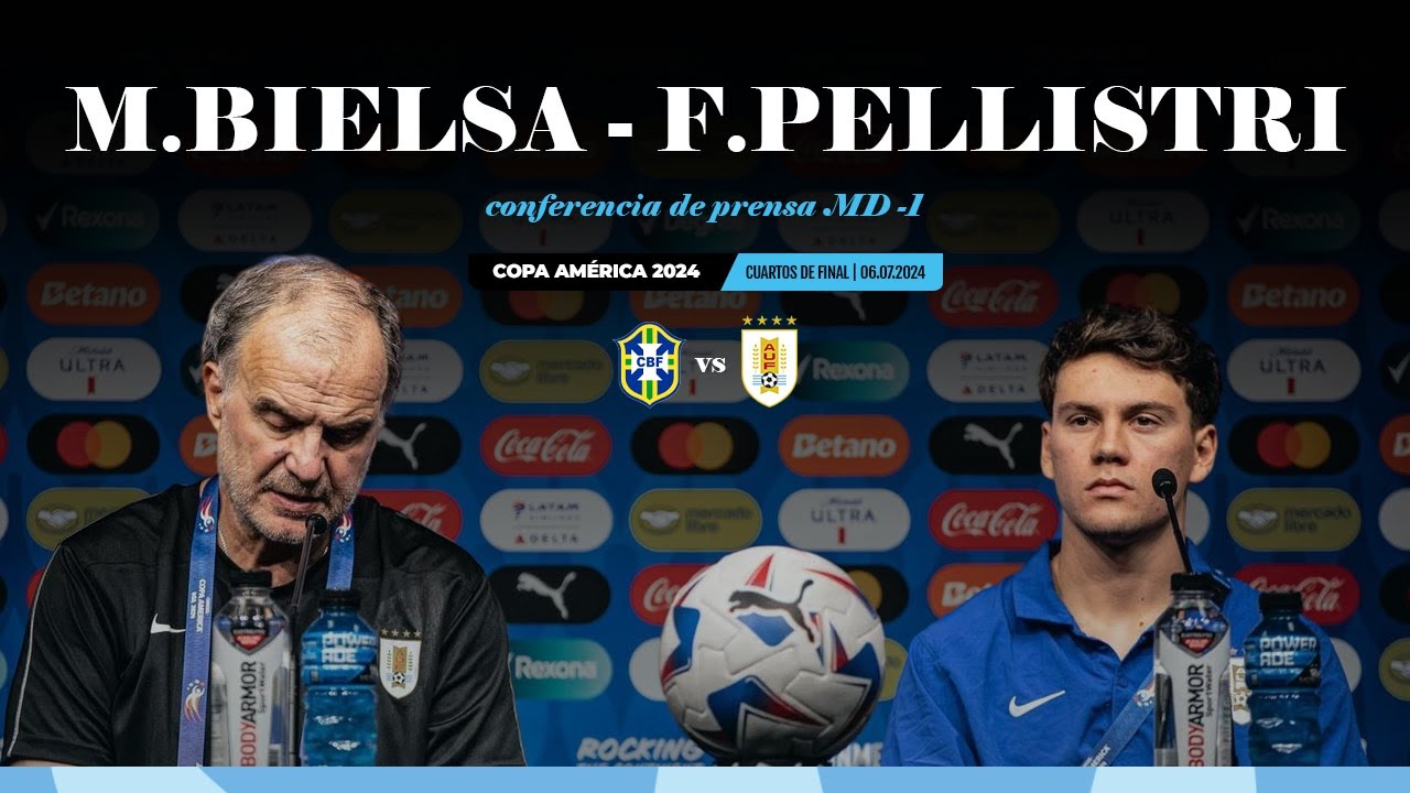 Conferencia de Prensa | Marcelo Bielsa y Facundo Pellistri | CONMEBOL Copa América 2024