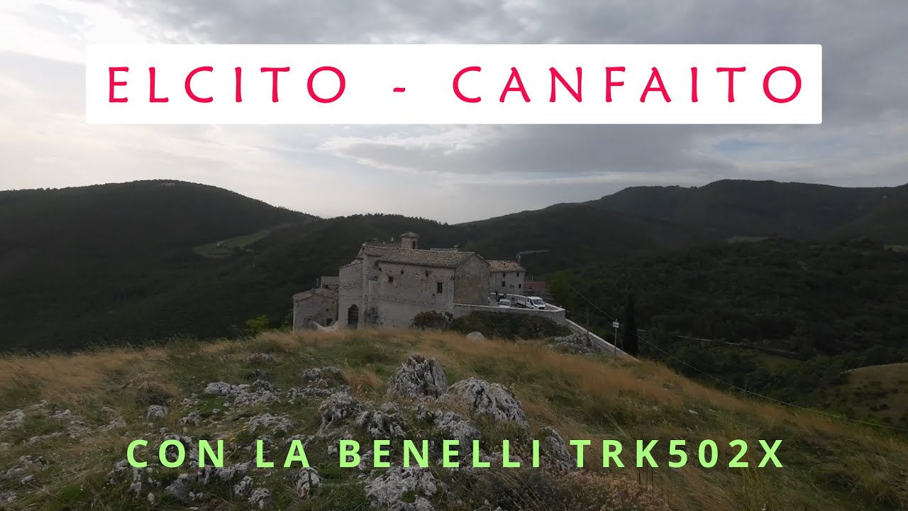 Elcito e Canfaito con la Benelli TRK 502 X