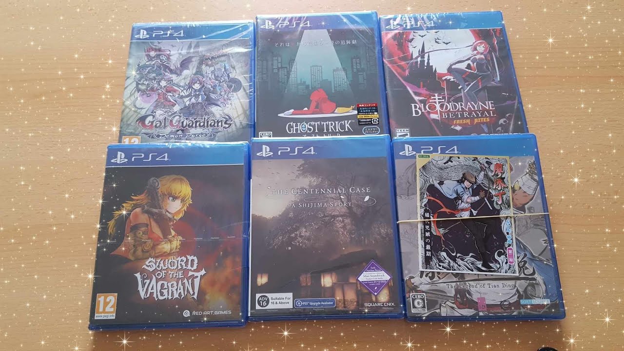 Unboxing ~ Bloodrayne / Gal Guardians / Ghost Trick / Shijima Story etc. ~ Sony PlayStation 4 German