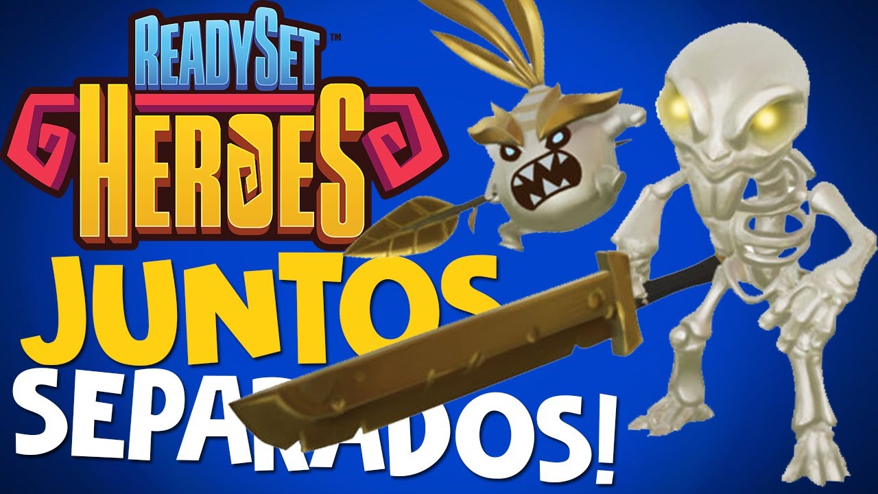 Trabalhando mais ou menos juntos no ReadySet Heroes!