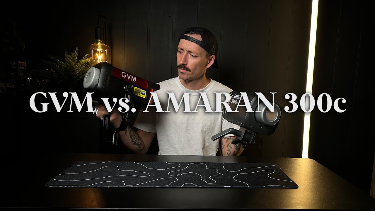 Battle of the 300c Video Lights: GVM vs. Amaran Comparison