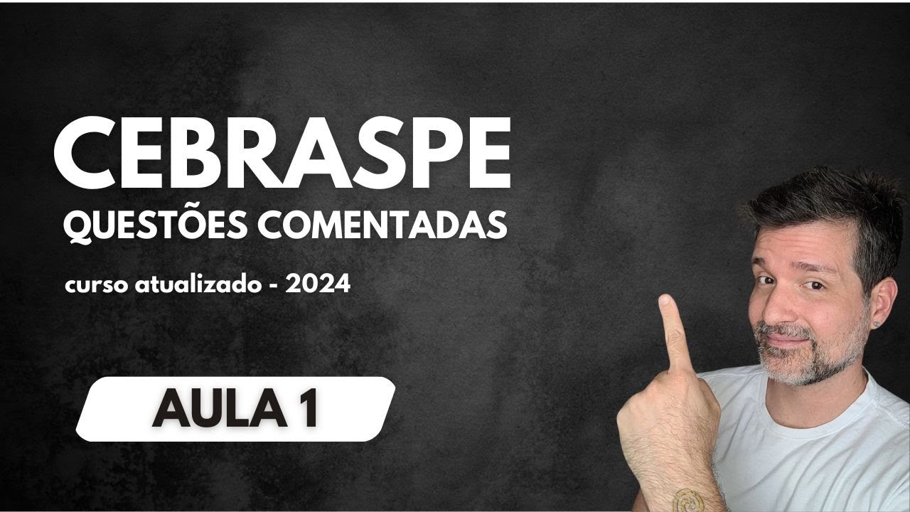 [CEBRASPE] PORTUGU&Ecirc;S - RESOLU&Ccedil;&Atilde;O DE QUEST&Otilde;ES [AULA 1/2024]