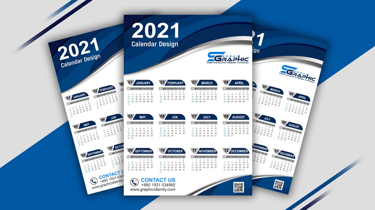 Professional Calendar Design Photoshop Tutorial