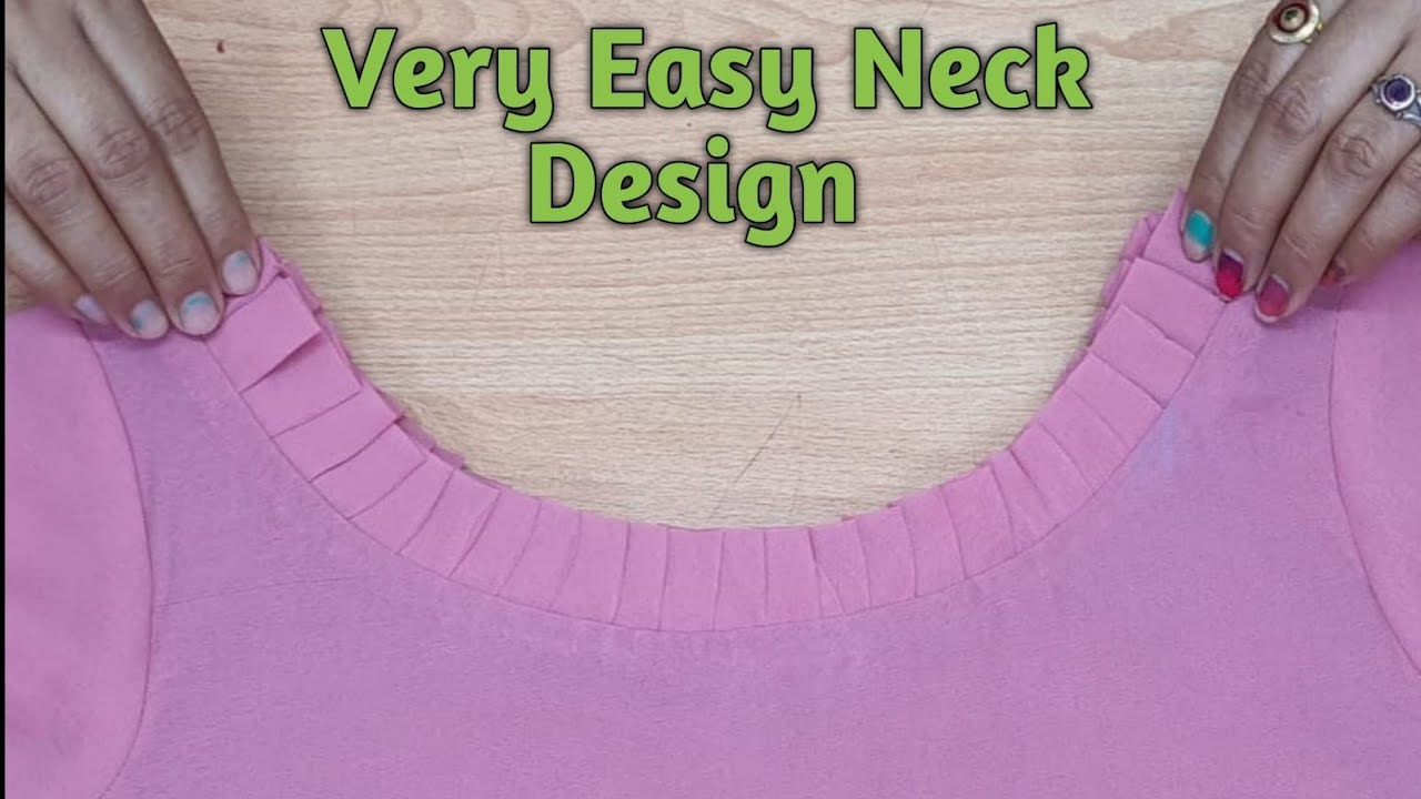 Neck Design/Stayalist Neck Design/Bout Neck Design /Frill Neck Design