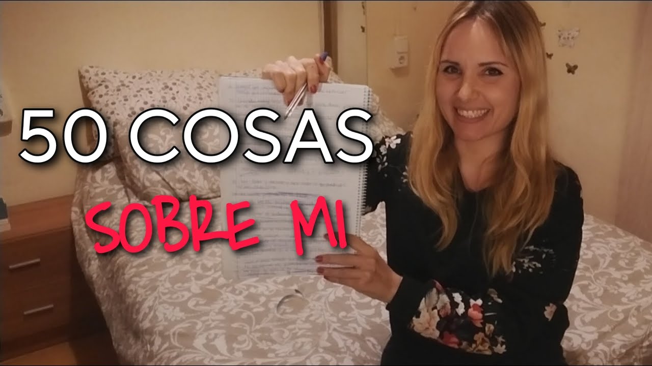 50 COSAS SOBRE MI | asmr en español para dormir