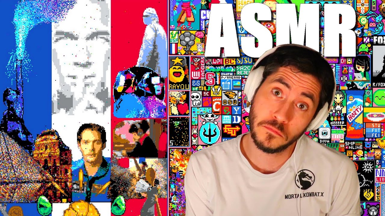 ASMR L'œuvre finale du PIXEL WAR