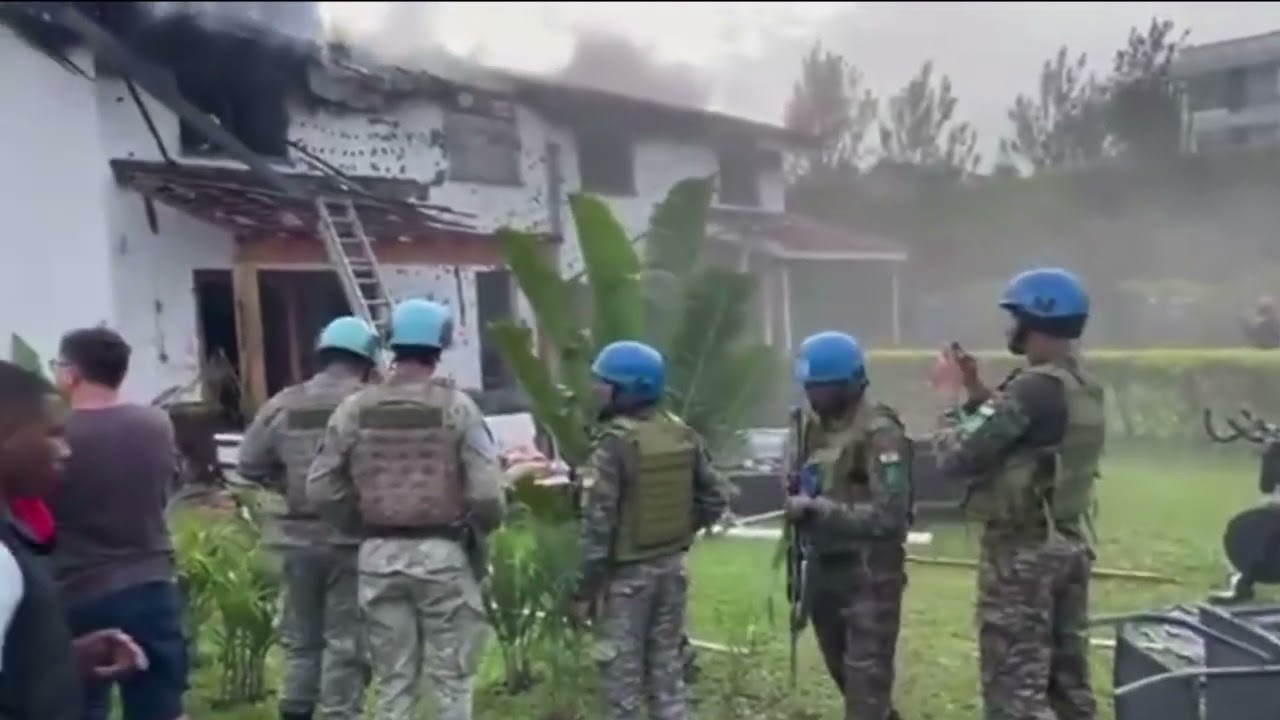 🚨#Goma : Retour en images sur l’attaque au drone qui a secoué la ville  ce matin