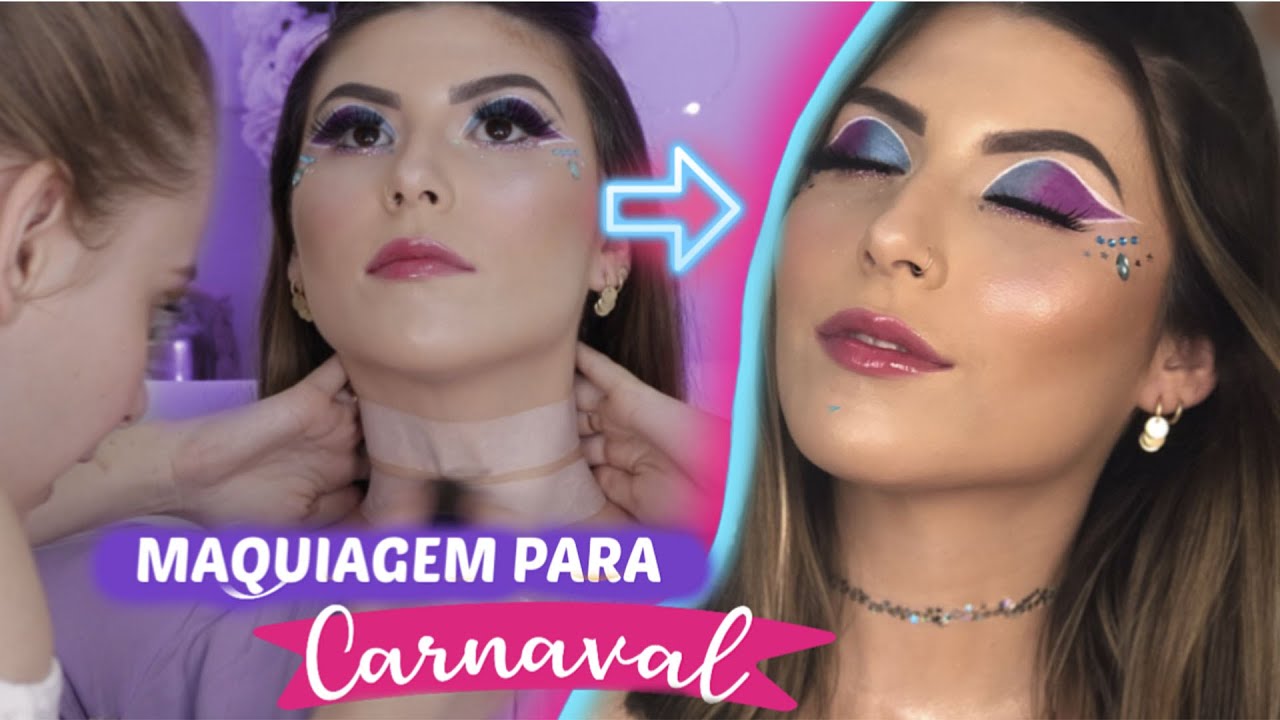 MAQUIAGEM PARA O CARNAVAL | Amanda Pastore