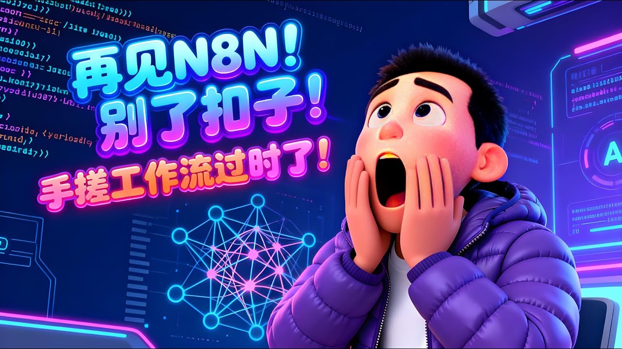 再见 N8N！别了扣子！手搓工作流过时了！