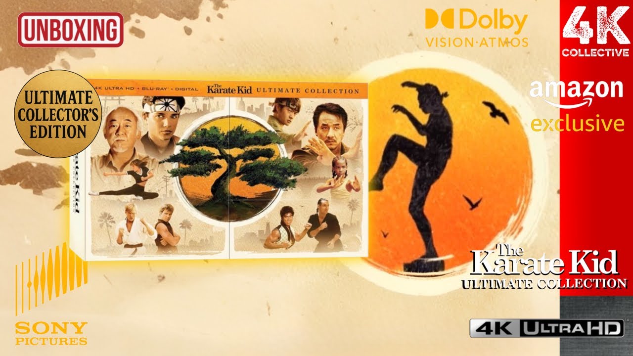 The Karate Kid Ultimate 6 Movie Collection 4K UltraHD Blu-Ray Limited Edition Amazon Exclusive