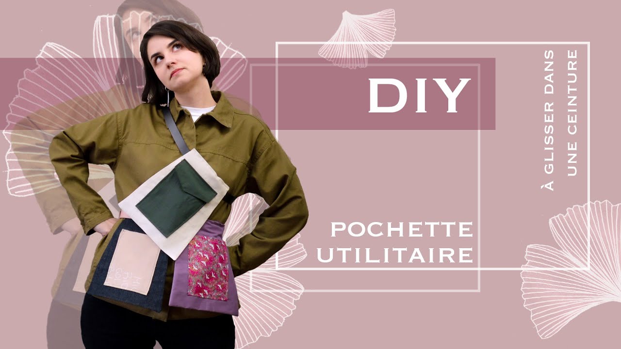DIY à partir de zéro (from scratch) - Pochette utilitaire à glisser dans une ceinture