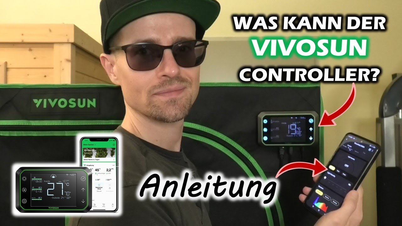 Den VIVOSUN Controller einstellen (E42A) | APP | Bedienungsanleitung Deutsch | Manual | Erfahrungen