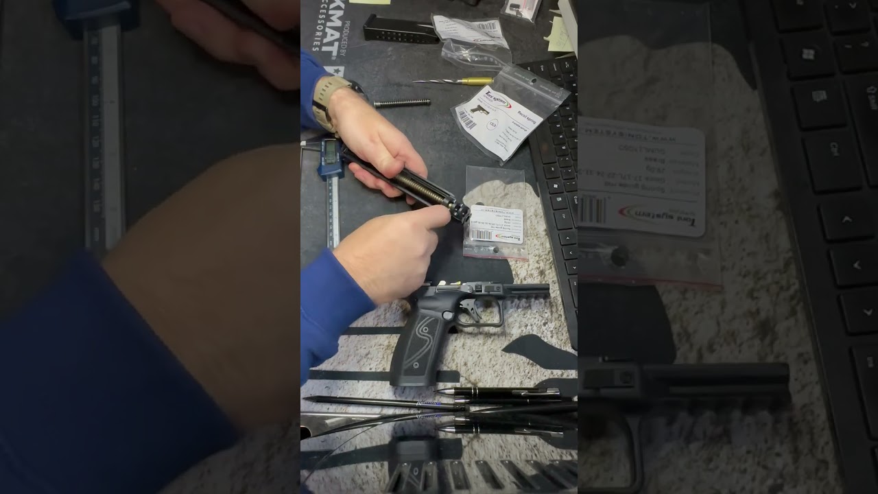 Canik Rival S tuning with Toni System parts - replacing recoil spring and a guide rod from TP9