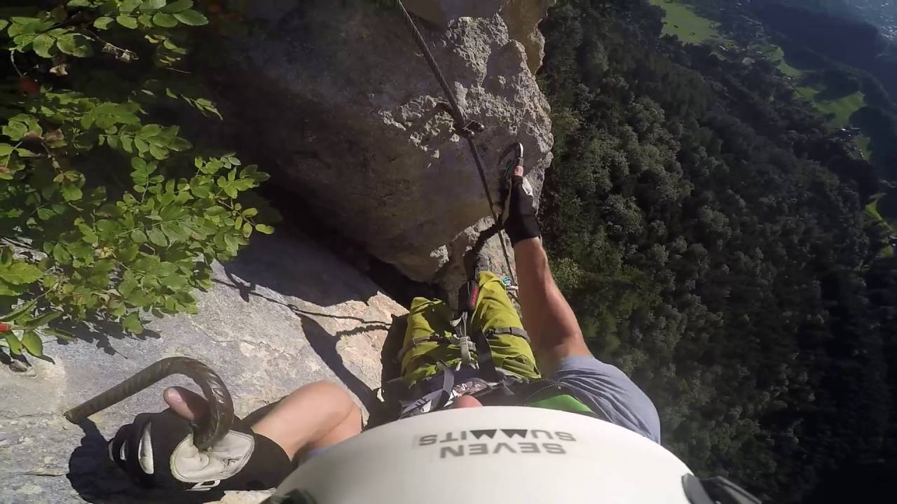 Klettersteig Via Kapf D/E G&ouml;tzis &Ouml;sterreich Kessi Go Pro Hero