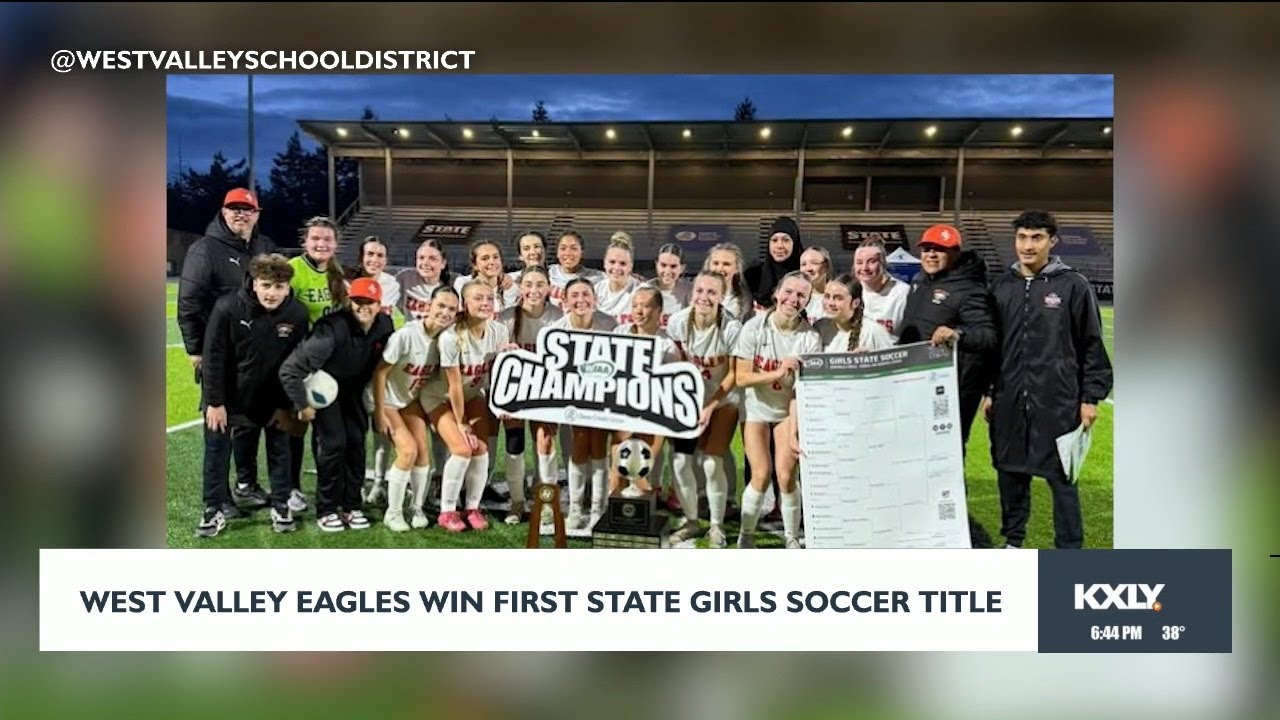 West Valley Eagles win first state girls soccer title