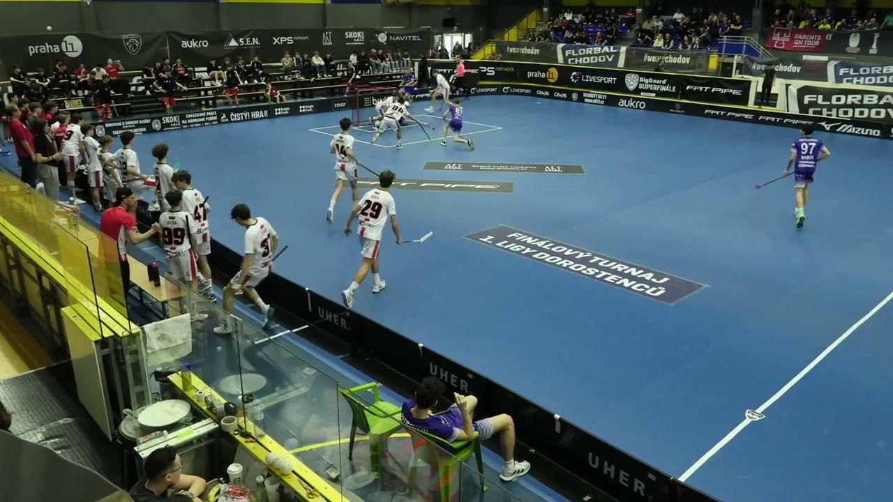 SESTŘIH | Zápas o 3 místo, 1. liga dorostenců: Florbal Ústí - 1. SC Tempish Vítkovice
