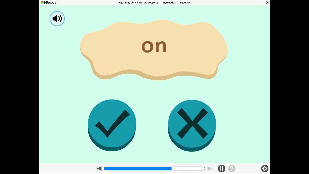 High frequency words: lesson 3.￼￼￼