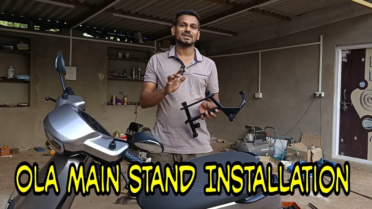 Ola S1 pro Main Stand Installation