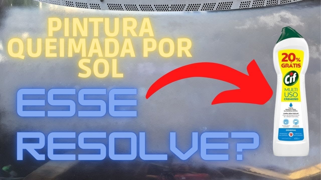 Revitalizando a pintora do honda civic com Cif, Será que funcionou? DIY